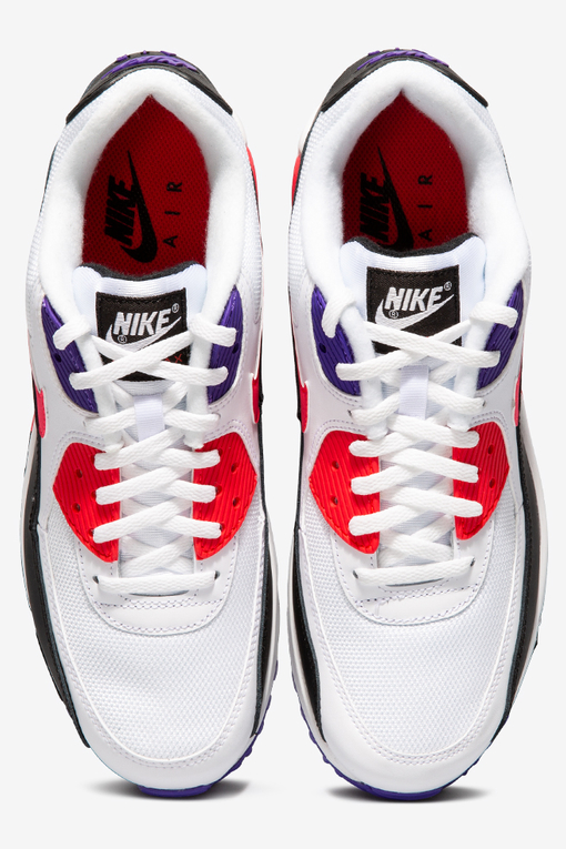 Air max 90 white/red hotsell orbit/psychic purple/black