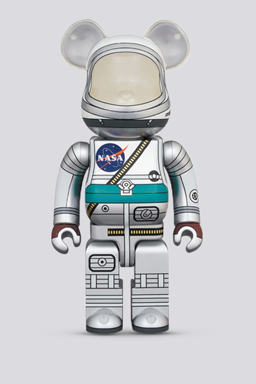 MEDICOM - BE@RBRICK PROJECT MERCURY ASTRONAUT 1000％ 'SILVER