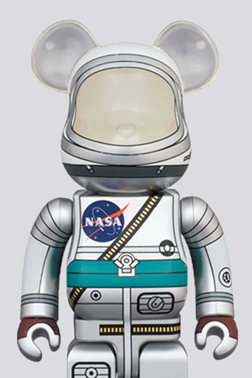 MEDICOM - BE@RBRICK PROJECT MERCURY ASTRONAUT 1000％ 'SILVER