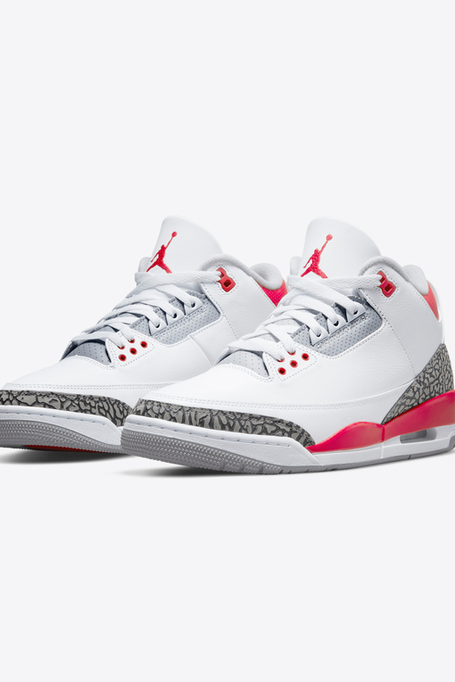 AIR JORDAN 3 RETRO WHITE FIRE RED BLACK CEMENT GREY