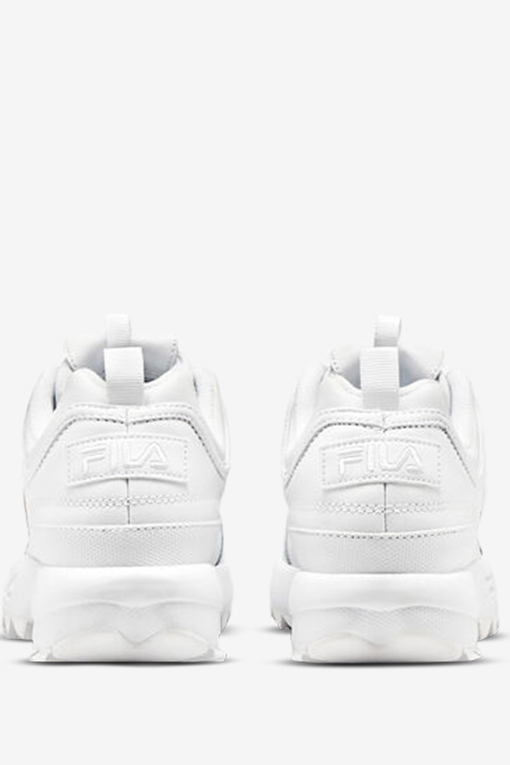 fila disruptor tapey tape white