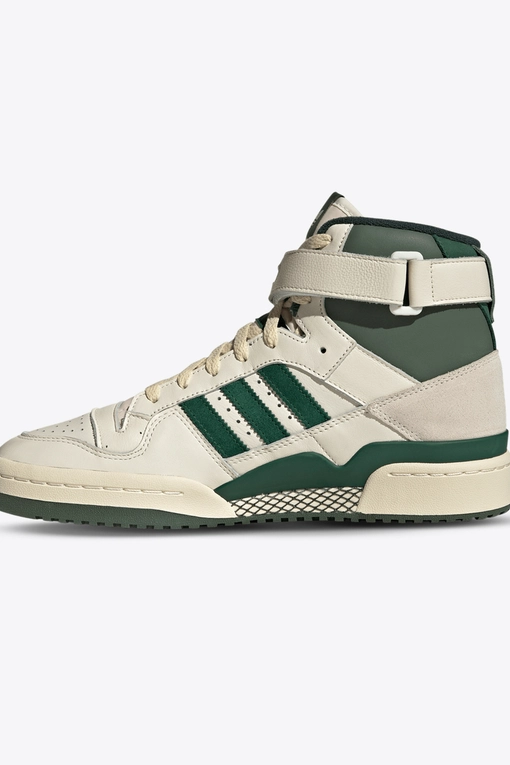 forum 84 off white team dark green ftwr white
