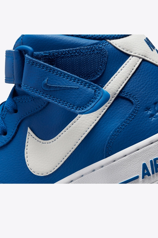 Blue Nike Air Force One 07 Mid Lv8 Mid Air Force Royal Blue And