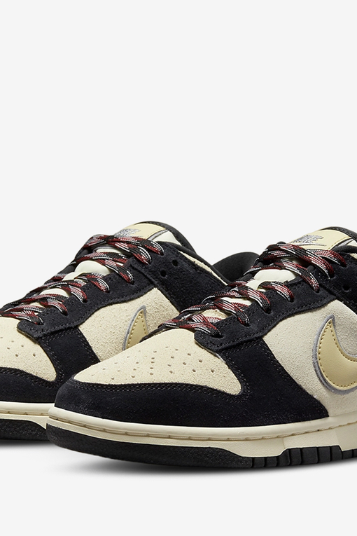 Custom Nike Dunk Low White/Coconut Milk-Black-Brown - SoleSnk