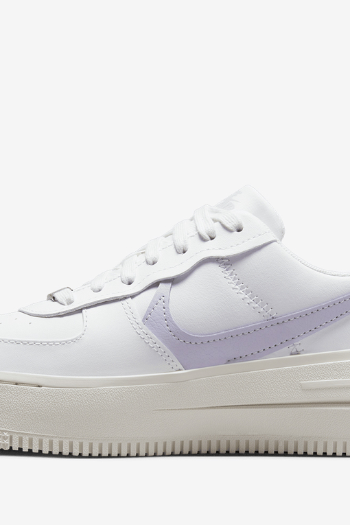 Nike - W AIR FORCE 1 PLT.AF.ORM LV8 'WHITE/BLACK-METALLIC SILVER-SAIL' -  VegNonVeg