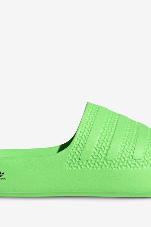 Adidas slippers neon outlet green