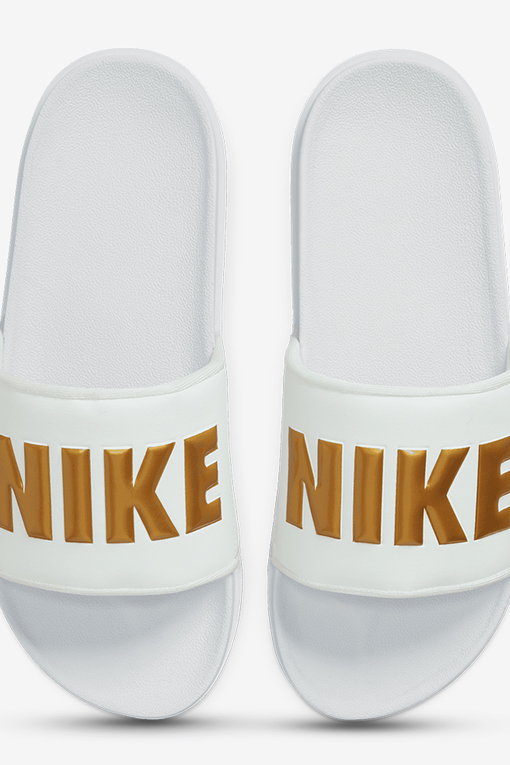 All white best sale nike slides womens