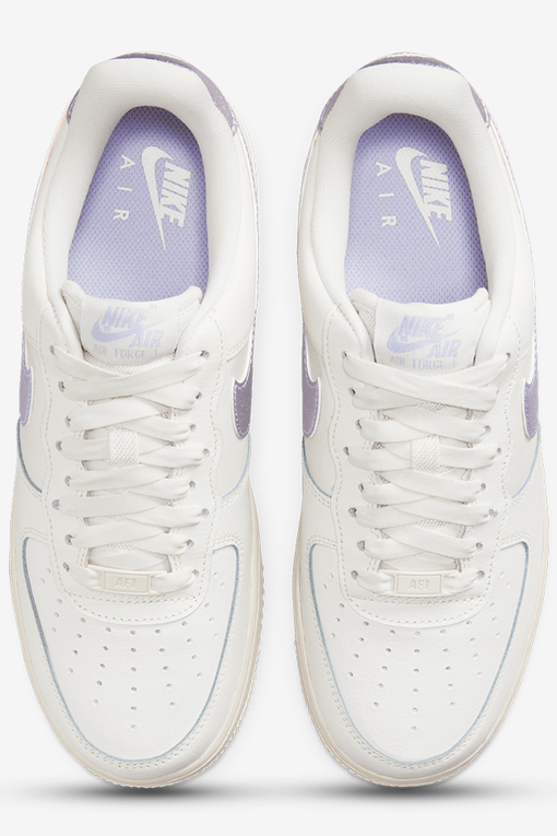 Nike AIR FORCE 1 07 ESSENTIAL SAIL OXYGEN PURPLE VegNonVeg