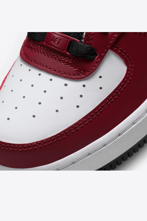 Team Red Air Force Lv8 Shoes Black And White Nike Air Force Lv8