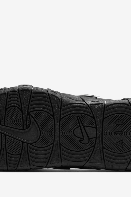 Nike - AIR MORE UPTEMPO SLIDE 'BLACK/WHITE-CLEAR' - VegNonVeg