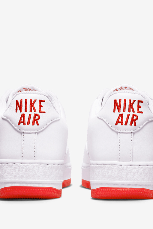 Air force 1 sale low white red