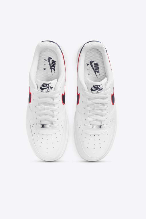 Nike air force 1 white obsidian university outlet red