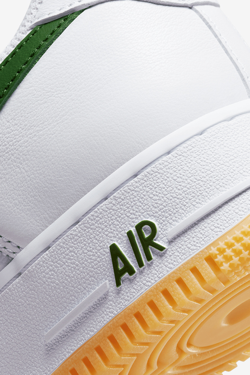 Nike Men Air Force 1 Low Retro Qs (white / forest green-gum yellow)