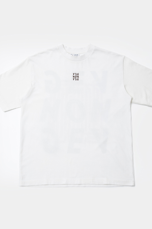 VegNonVeg - NEW ERA 'JUMBLE' T-SHIRT 'WHITE' - VegNonVeg