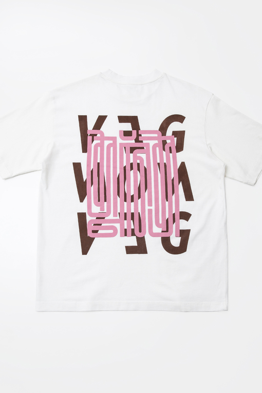 VegNonVeg - NEW ERA 'JUMBLE' T-SHIRT 'WHITE' - VegNonVeg