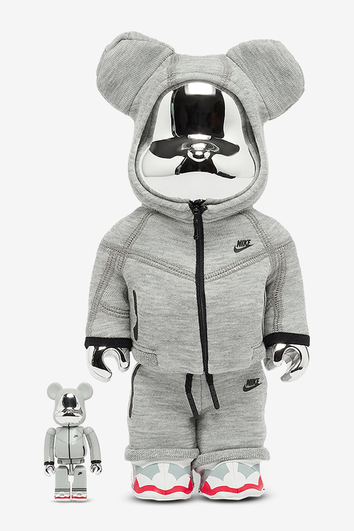 NIKE X BEARBRICK TECH FLEECE N98 100% & 400%