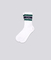 Serif Logo Striped Socks