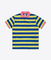 CONES AND BONES STRIPED POLO SHIRT