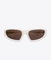 CROW MATT SOLID POLARIZED LENS SUNGLASSES