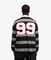 PATCHWORK LONG SLEEVE POLO T-SHIRT