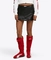 X FUTURE ARCHIVE PLEATHER SKIRT