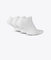 NSW EVERYDAY ESSENTIAL NO-SHOW SOCKS 'WHITE/BLACK' - PACK OF 3 PAIRS