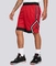 M J JM DIAMOND STRIPED SHORT 'GYMRED/BLACK'