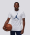 JORDAN JUMPMAN FLIGHT HBR TEE 'WHITE/NAVY'