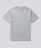 SHORT SLEEVE POCKET T-SHIRT 'GREY HEATHER'