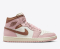 AIR JORDAN 1 MID 'PINK OXFORD/ARCHAEO BROWN-SAIL'