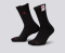 EVERYDAY CREW SOCKS 1 PAIR 'BLACK/VARSITY RED'