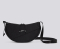 AURA CRESCENT CROSSBODY BAG 'BLACK/MATTE SILVER'