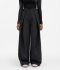 Wide Leg Pinstripe Pleated Pants 'Smoke Pearl'