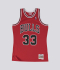 Swingman Jersey Chicago Bulls Road 1997-98 Scottie Pippen 'SCARLET'
