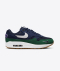 W AIR MAX 1 '87 QS 'OBSIDIAN/WHITE-MIDNIGHT NAVY-GORGE GREEN'