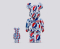 BE@RBRICK GRATEFUL DEAD (STEAL YOUR FACE) 100％ & 400％ 'MULTI'