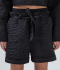 QUILTED SHORT SHORT 'BLACK'