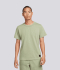 NIKE LIFE SHORT SLEEVE KNIT TOP 'OIL GREEN/NEUTRAL OLIVE'