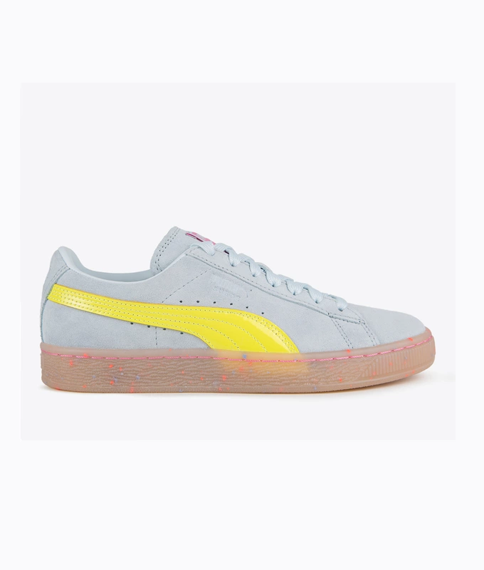 PUMA x SOPHIA WEBSTER Women's Suede 'Illusion Blue/Fluo Yellow'