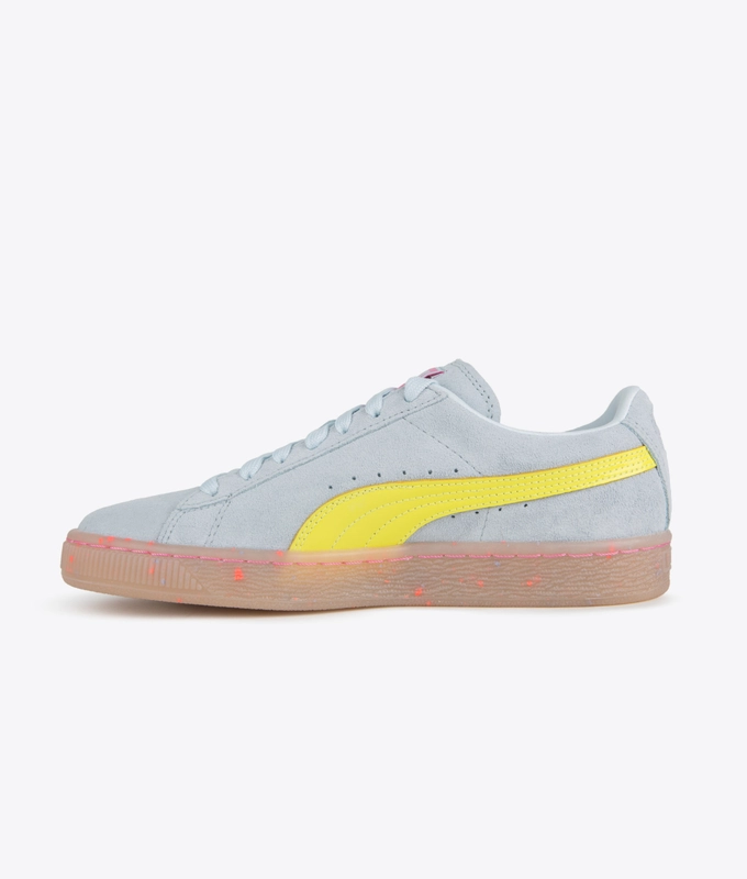 PUMA x SOPHIA WEBSTER Women's Suede 'Illusion Blue/Fluo Yellow'