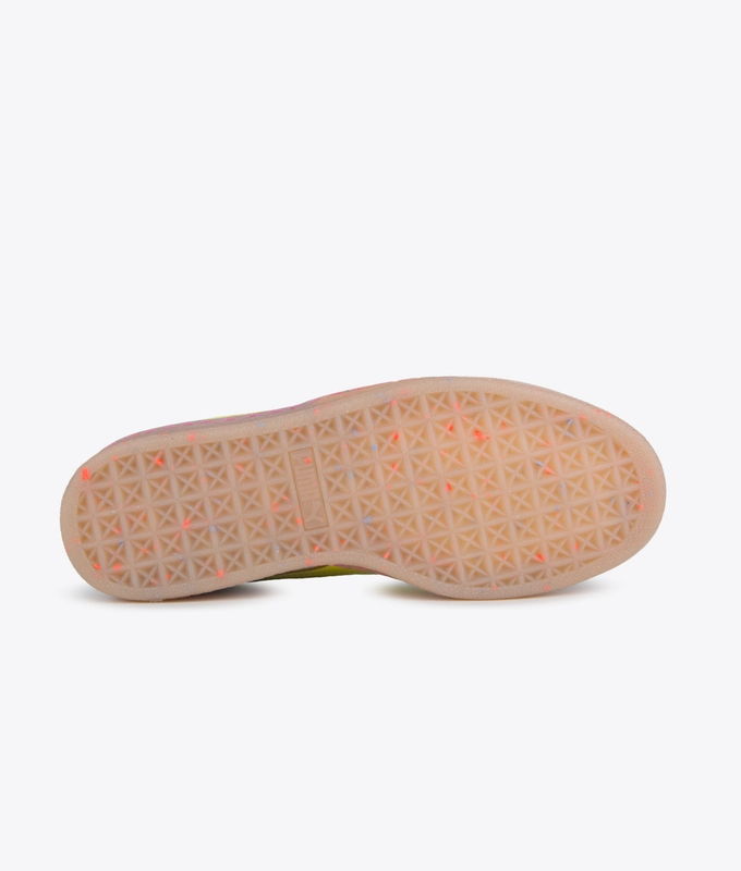 PUMA x SOPHIA WEBSTER Women's Suede 'Illusion Blue/Fluo Yellow'