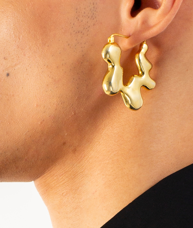 Drippy Hoop Earrings