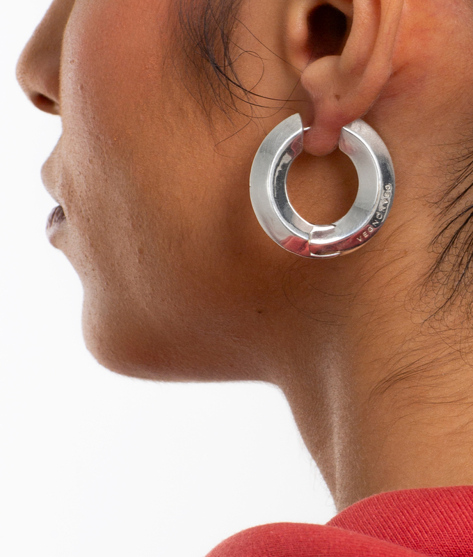 Round Hoop Earrings- Big