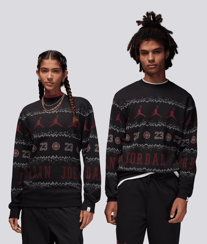 Essentials Holiday Fleece Pullover