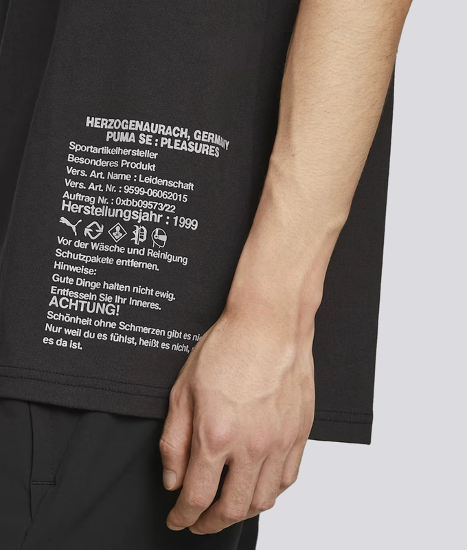 X Pleasures Typo Tee