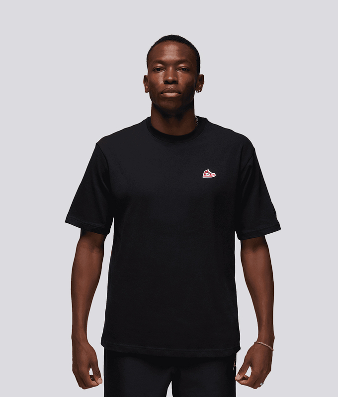 Sneaker Patch Short Sleeve Crew Tee