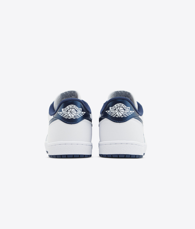 AIR JORDAN 1 LOW 85 'WHITE/NAVY'