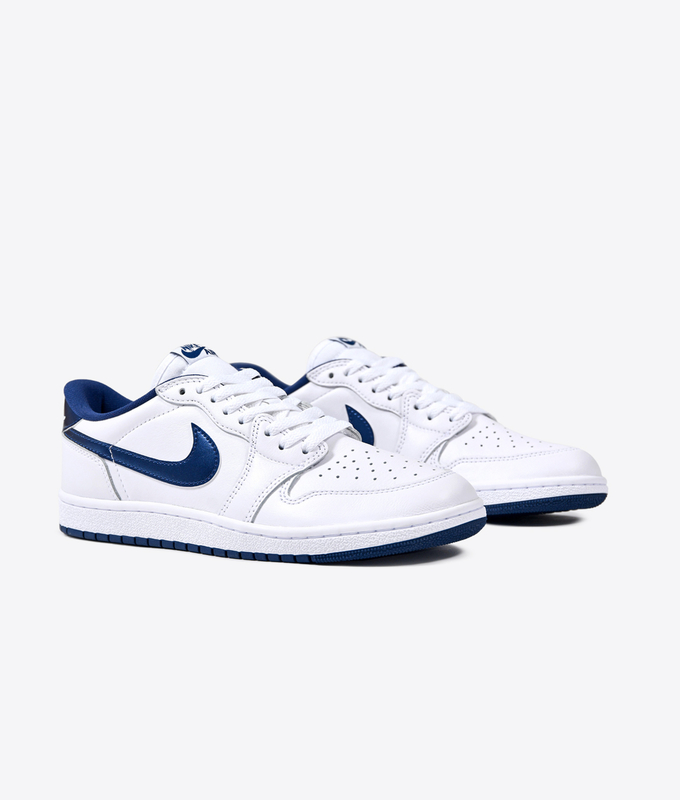 AIR JORDAN 1 LOW 85 'WHITE/NAVY'