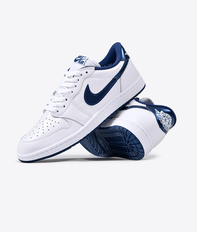 AIR JORDAN 1 LOW 85 'WHITE/NAVY'