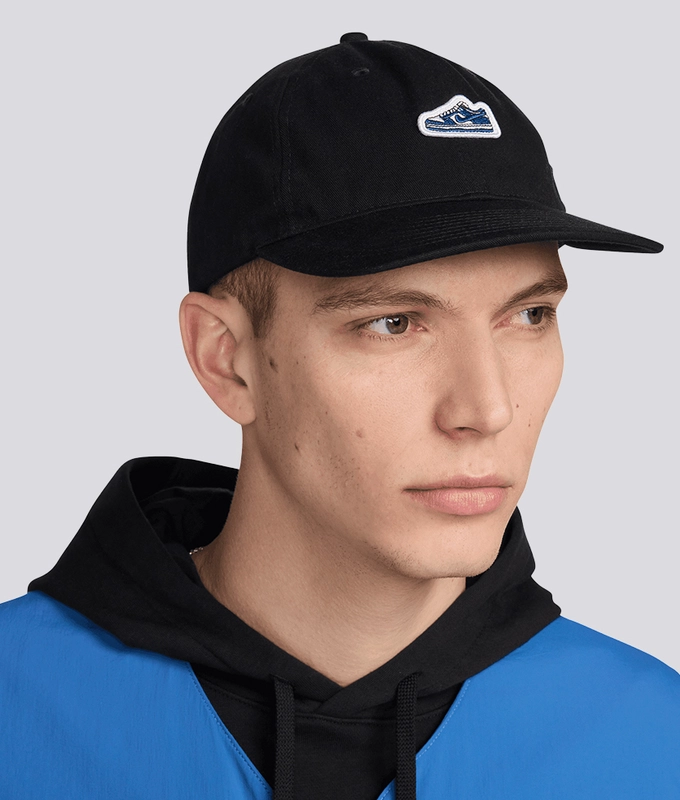 Unstructured Flat Bill Dunk Patch Cap